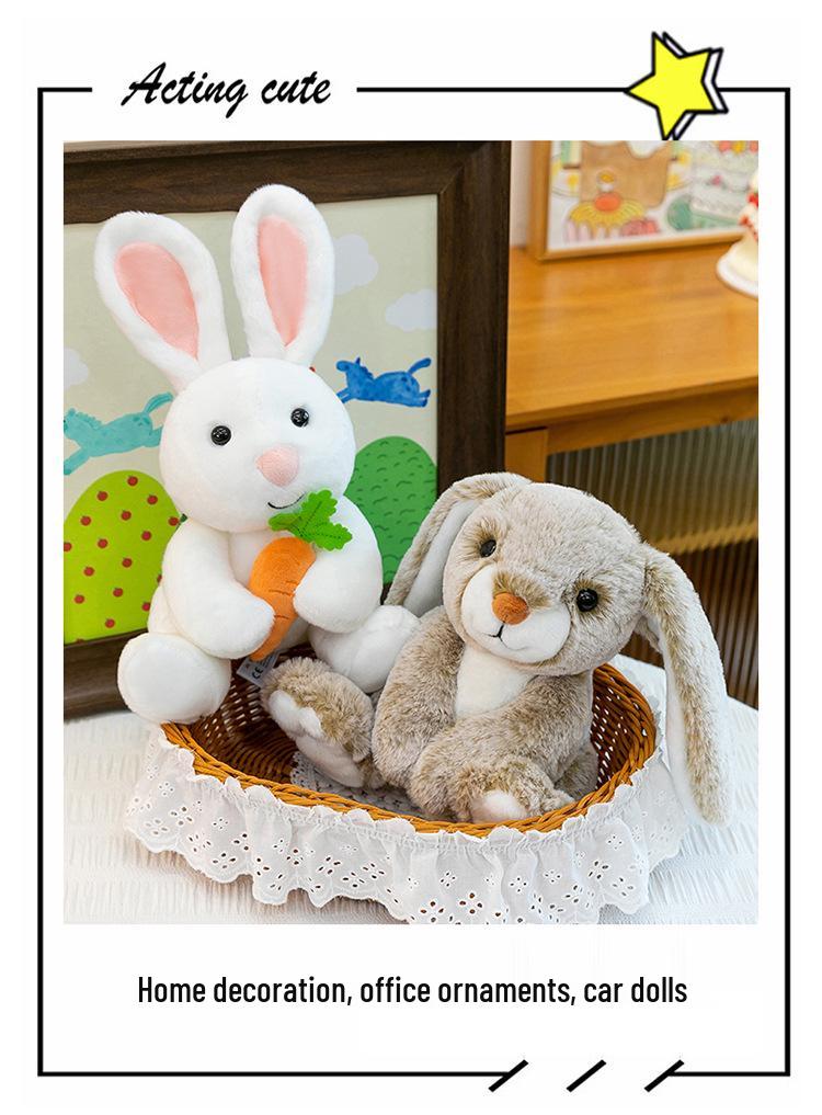Carrot Rabbit Plush Toy Series - Soothing Dolls Available Now