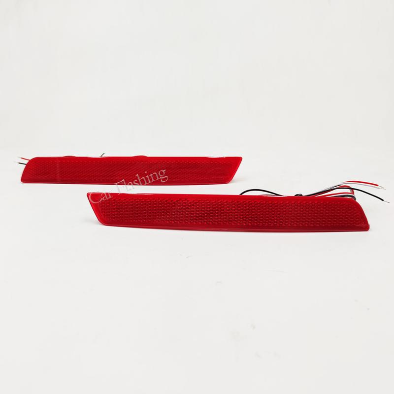 2PCS Car LED Rear Bumper Tail Lights For Chevrolet Malibu 2012 2013 2014 2015 Reflector Lamp Brake Stop Light Car Style