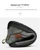 New Bestseller Plus Size Hand-stitched Microfiber Leather Men's Non-slip Mid-top Casual Shoes