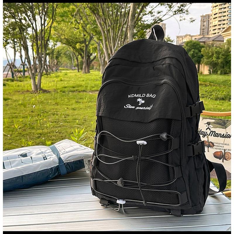 Cross-strap Backpacks, Large-capacity Outdoor Backpacks, Travel Bags, and School Bags for Junior and Senior High School Students