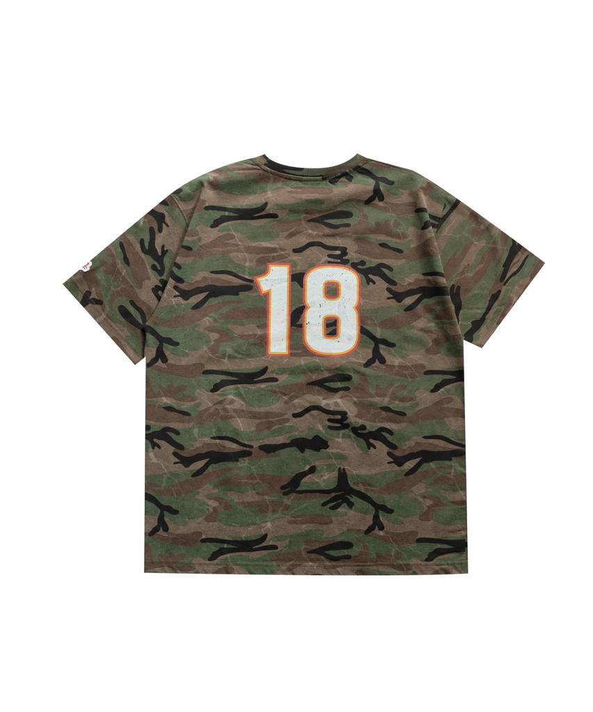 Wieoldeuwoldeu Heart Tower Camouflage T-Shirt