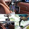 Car Rearview Mirror Phone Holder Mobile Phone Mount For Back/Headrest Width Angle