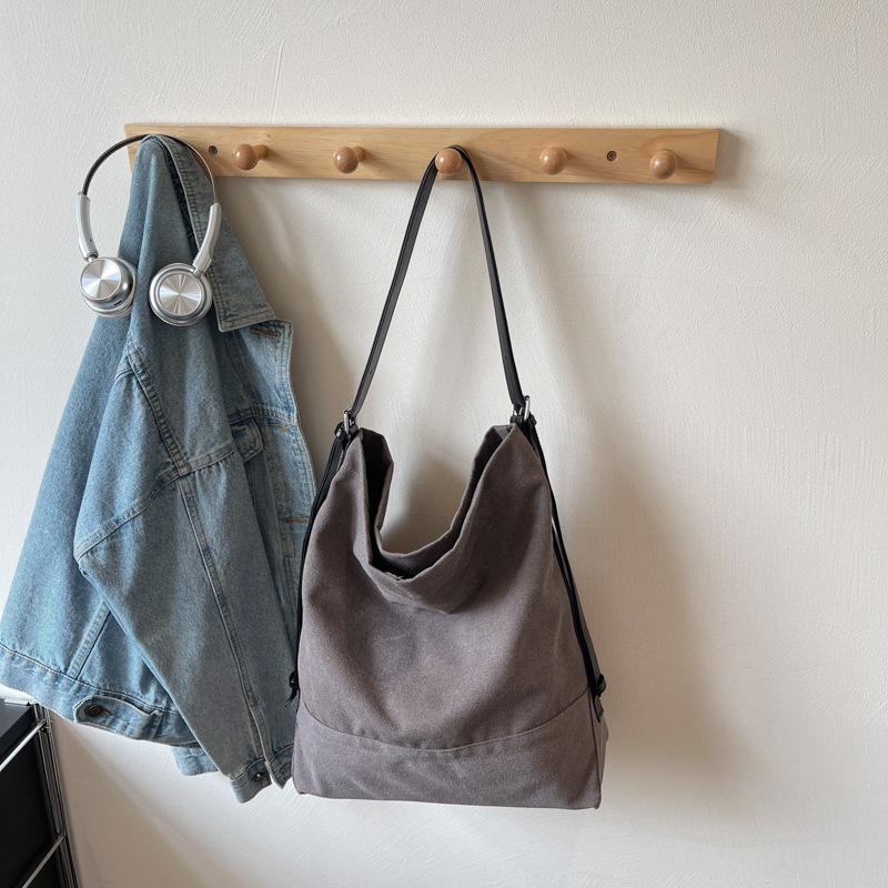 Versatile Large-capacity Shoulder Bag Summer New Canvas Casual Fashion Shoulder Messenger Bag Tote Bag