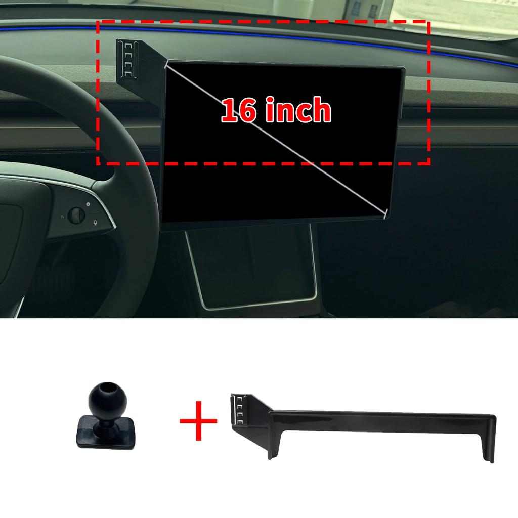 for Tesla Model Y YL L 2026 2027 16inch LHD Easy tall Screen Mount Car Phone Holder