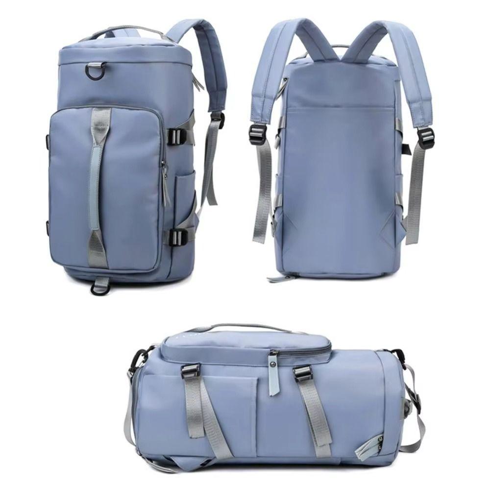 Waterproof Travel Duffel Bag Large Capacity Gym Storage Bag Tote Carry On Backpack