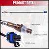 Bapmic Oxygen 02 O2 Sensor Downstream Compatible with 1996-2004 Chevrolet GMC Buick 234-4337 13444 12578459 (Pack of 2)