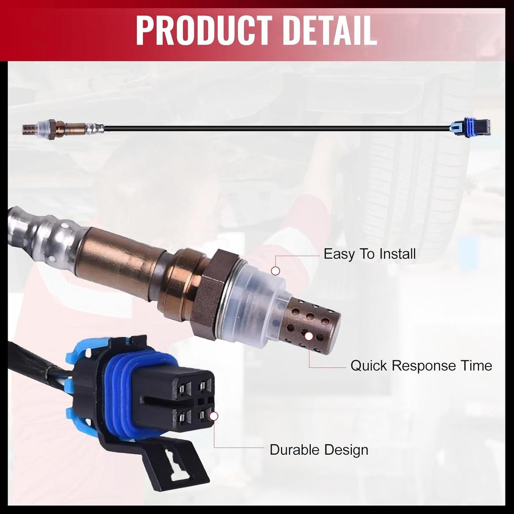 Bapmic Oxygen 02 O2 Sensor Downstream Compatible with 1996-2004 Chevrolet GMC Buick 234-4337 13444 12578459 (Pack of 2)