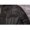 Chinese Size Black Motorcycle Jackets Genuine Cowhide Leather Coats Men Leather Jacket Riding Biker Jackets For Men Clothing Winter