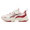Li Ning Kids Fashion Versatile Trendy Casual Shoes Kids Casual Shoes Champagne-White Glory-Red YKCU206-11