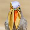 Popular 70X70CM Beach Scarves The Four Seasons Square Kerchief New Style Women Luxury Headscarf  Design Sunscreen Silk Hijab