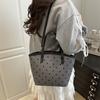 Fashion Large-capacity Tote Bag Women's 2025 Autumn New Casual Retro Shoulder Bag Commuter Handbag Bag