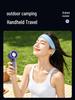 Portable Handheld Cooling Fan with Rechargeable Mini Turbine