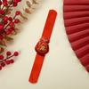 Brățară palmă de Anul Nou Chinezesc Roșu Desene Animat Dragon Leu Fuzzy Anul Dragonului Snap Band Decorare Copii Adulti Cadou Festivalul de Primăvară