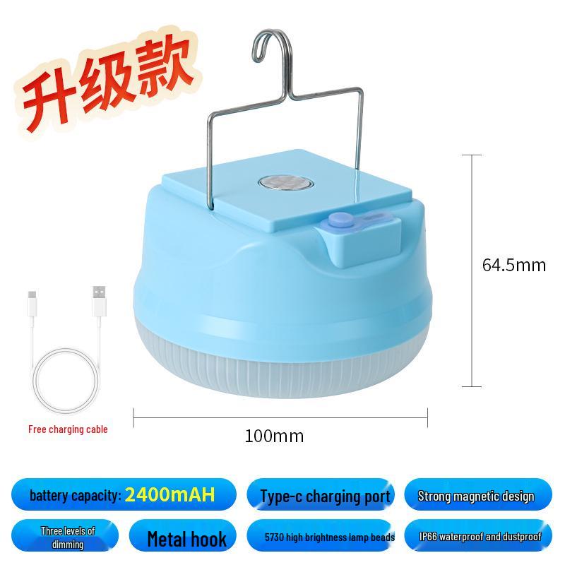Solar-Powered Bread-Style Light with Broad Illumination and USB Charging