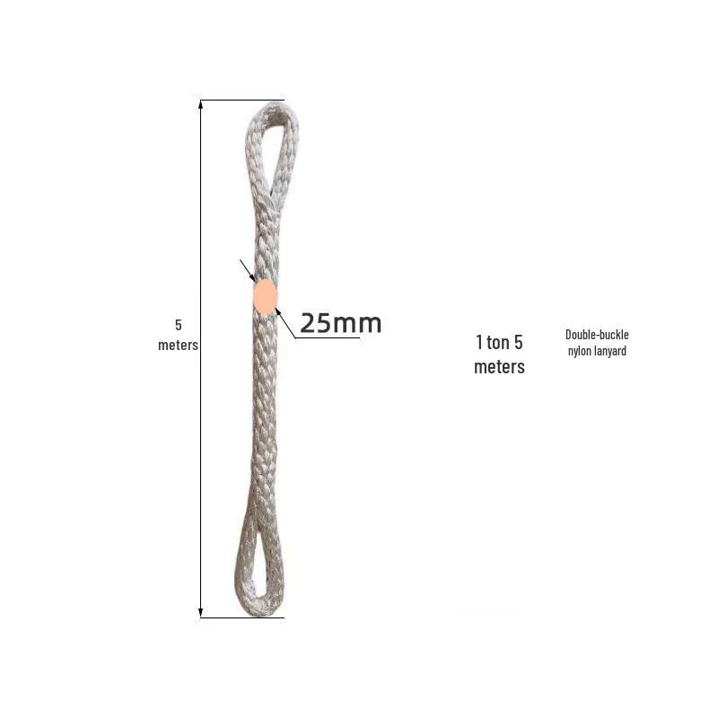 1 Ton Double Eye Nylon Lifting Sling