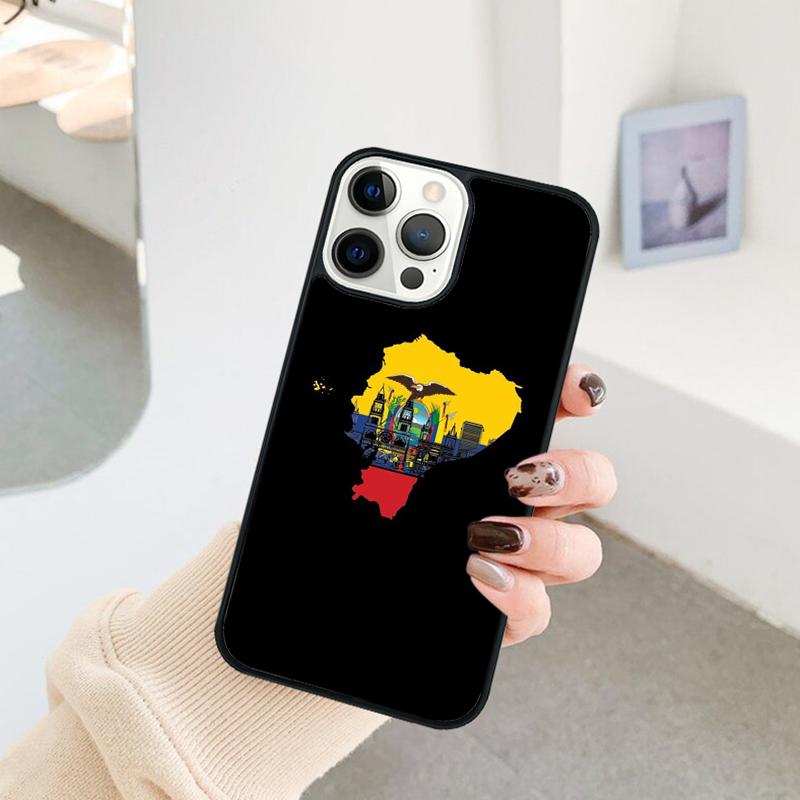 Ecuador Flagge Handyhülle Für iPhone 17 Air 16 15 14 11 12 13 Pro MAX Plus Hülle Abdeckung Schale