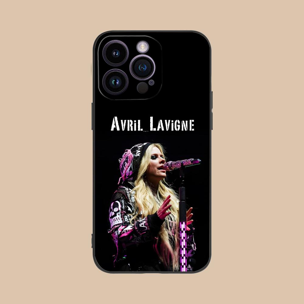

Avril Lavigne Matte TPU Mobile Phone Case for iPhone 17 16 15 14 13 12 11 X XR XS 8 7 Air Pro Max Plus Mini Colorful Cover iPhone 7 Plus