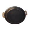 Traditional Cast Iron Skillet with Steel Lid