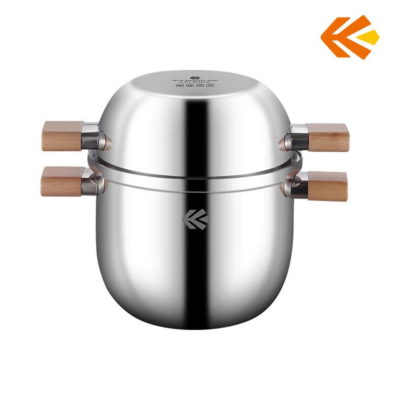 Mr. Jane 316 Stainless Steel Multi-Function Stew Steamer Wok