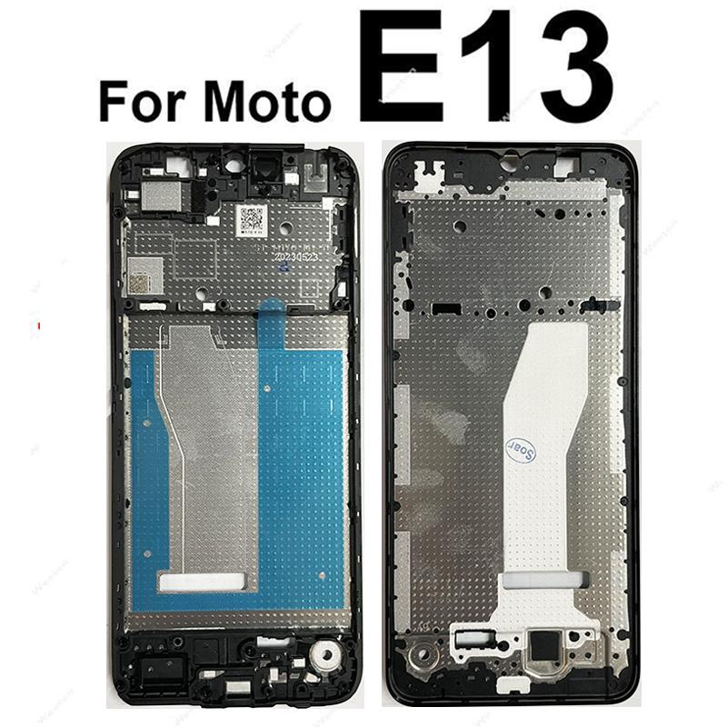 Front Screen Middle Frame For Motorola MOTO E 2020 E20 E22 E32 E40 E13 LCD Bezel Plate Panel Chassis Houisng Replacement Parts