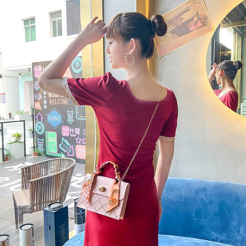 JYL TS Women's Sling Bags  Print Wallet 174 Clutch PU Contrast Color Women Bag