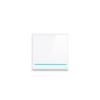 Wireless Remote Control Light Switch 220V 10A Relay Receiver Mini Round Button Wall Panel Switch For LED Lamp