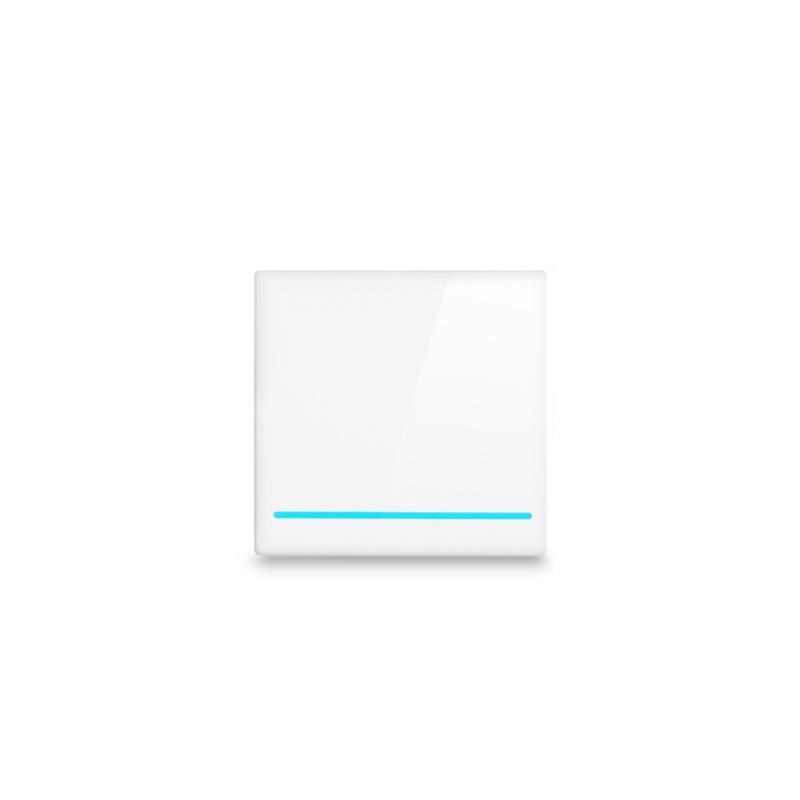 Wireless Remote Control Light Switch 220V 10A Relay Receiver Mini Round Button Wall Panel Switch For LED Lamp