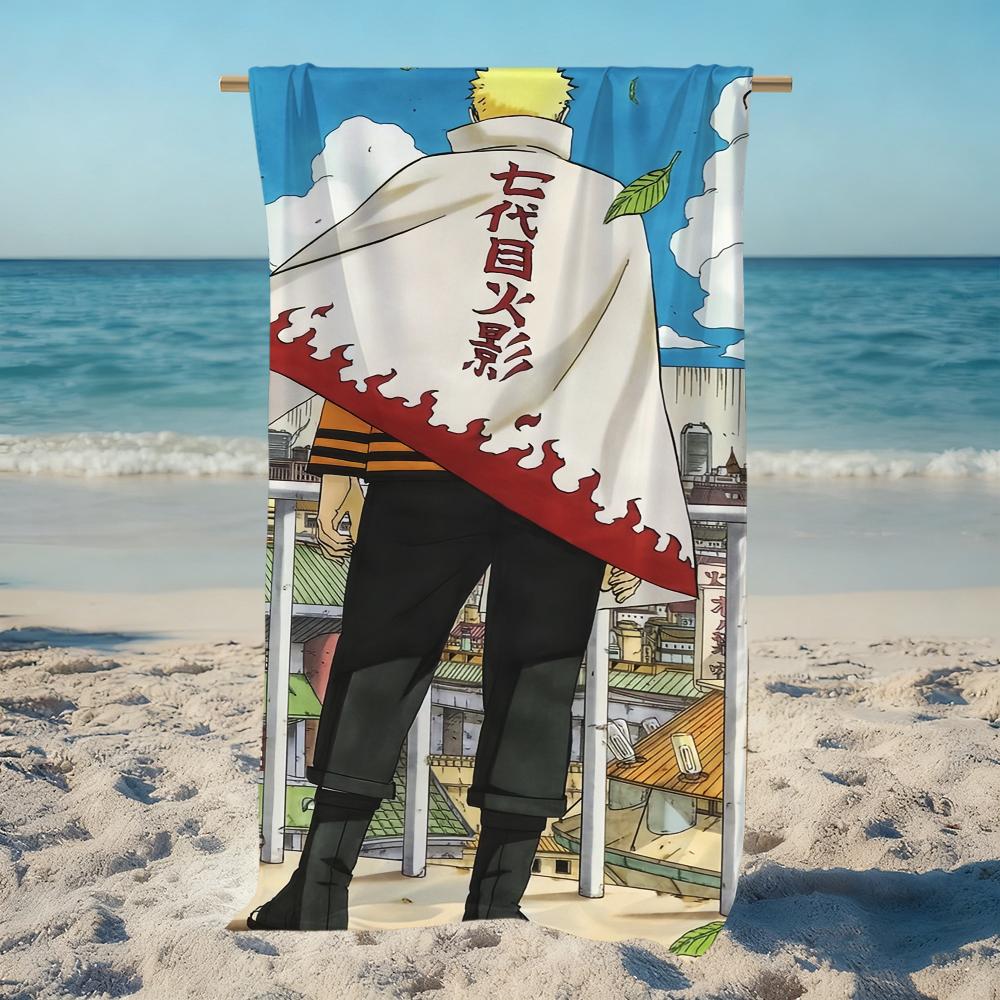 N-nARUT-oO Annime I-ltachi U-uchiha Towel Large Quick-Drying Microfiber Soft Beach Towel for Travel Fitness Sauna Bathing Campin