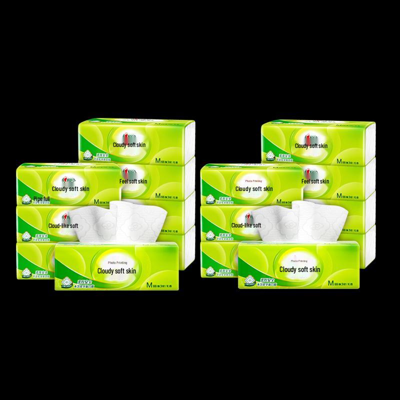 Kissapul Cloud-Soft 3-Ply Facial Tissues