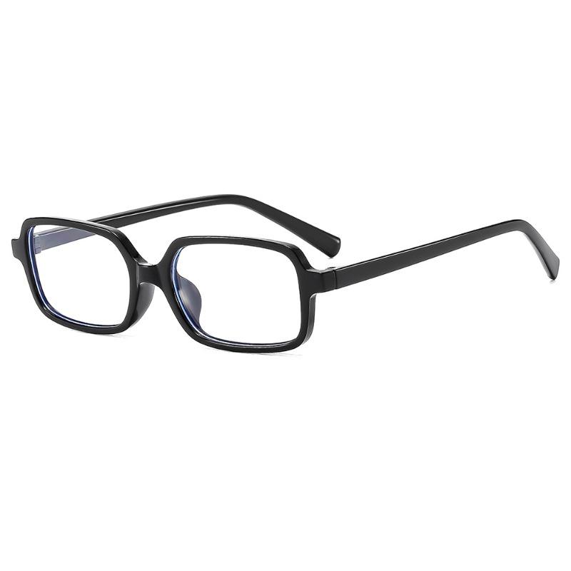 Fashion Retro Small Rectangular Frame Anti Blue Light Glasses for Women Ins Simple Commuting Computer Eye Eyeglass Frame