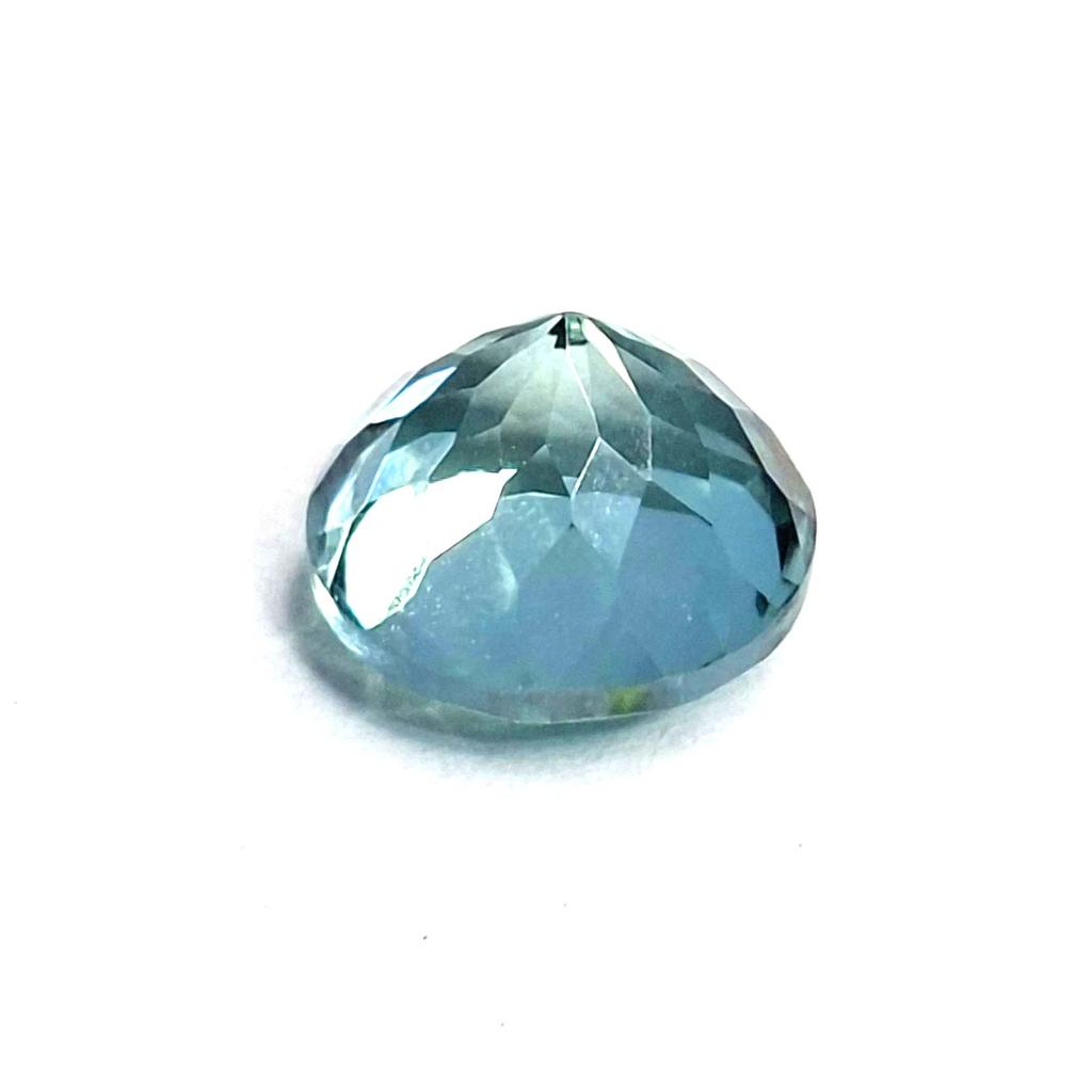 Round Cut Natural Bluish Green Sapphire 3-5 Ct Beautiful Certified Gemstone