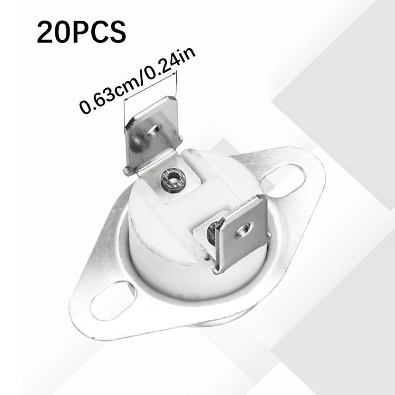 Thermals Cutoff Switches 90 Celsius 250V 16A Normally Closed Configuration Simple Operation for Home Appliances