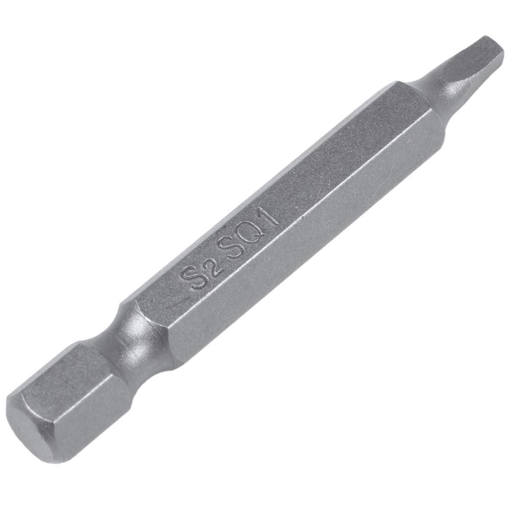 Ahvqevn 50mm Inch Hex Square Bit Square Head Screwdriver Bits 2 Alloy Steel Magnetic Screwdriver Bit Set Hand Tools 3-Piece 1/4