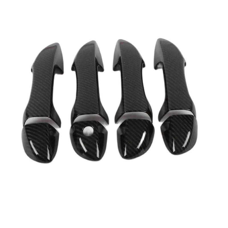 For Toyota Corolla LHD 2014 2015 2016 2017 2018 ABS Chrome Glossy Black Door Handle Cover Trims Sticker Car Styling Accessories