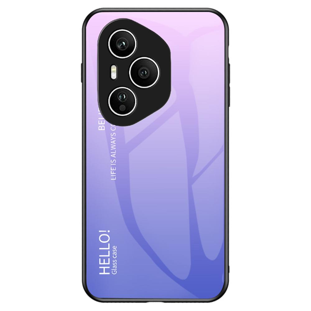 Pour Honor 400 Pro 5G (Global) Coque Anti-Rayures Verre Trempé+PC+TPU Housse de Téléphone