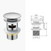 Faucet Accessory Washbasin Pipe Click Pop up Drain Button Bathroom Sink Plug Drainer Siphon Waste Stopper With Hole