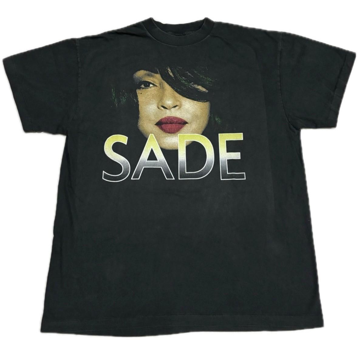 SADE Lovers Rock Tour Vintage 80s Pop Band Music XL Single Stitch Shirt REPRINT XXXXL