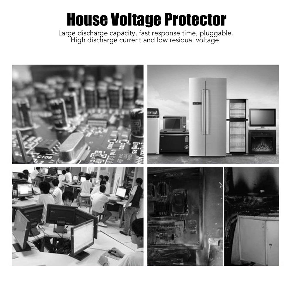 2P Voltage Protection Arrester 275V Low Voltage Protector Power Distribution Control