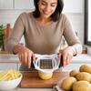 Stainless Fry Cutter Potato for Homemade and Vegetables, Kitchen Gadget with and Easy-Clean Design