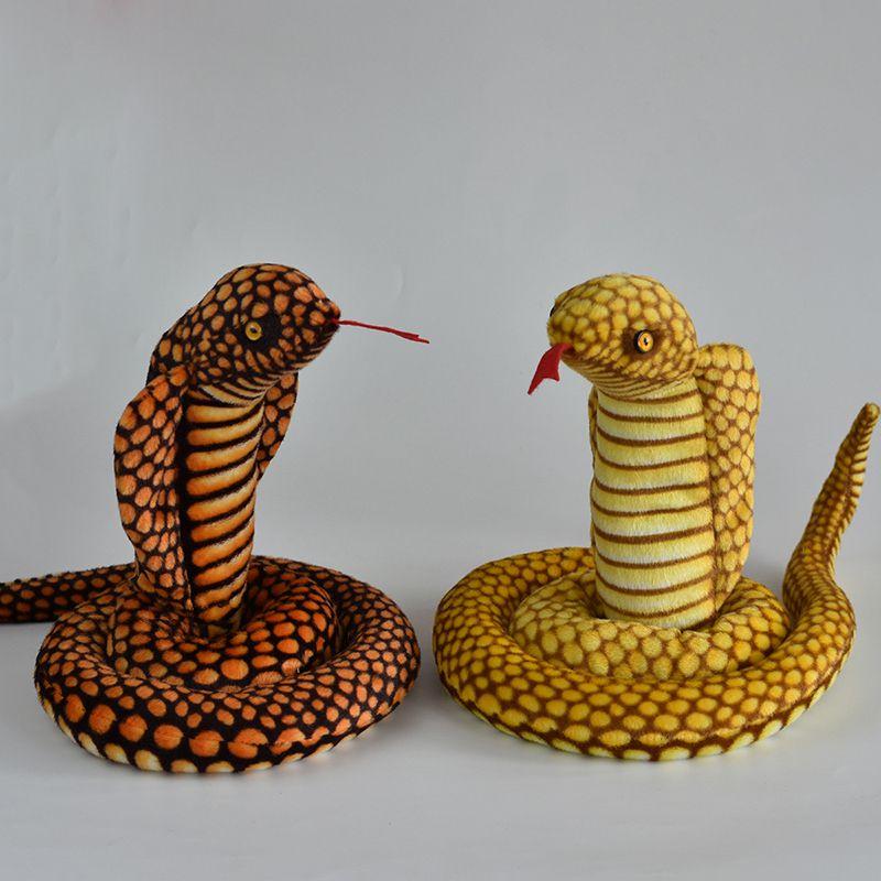 Realistic 3.6ft Snake Plush Soft Cobra Cuddly Toy For Kids Imaginative Playtime
