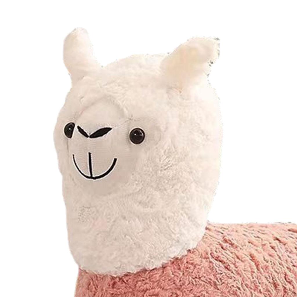 Adorable Alpaca Plush Footrest for Home Decor