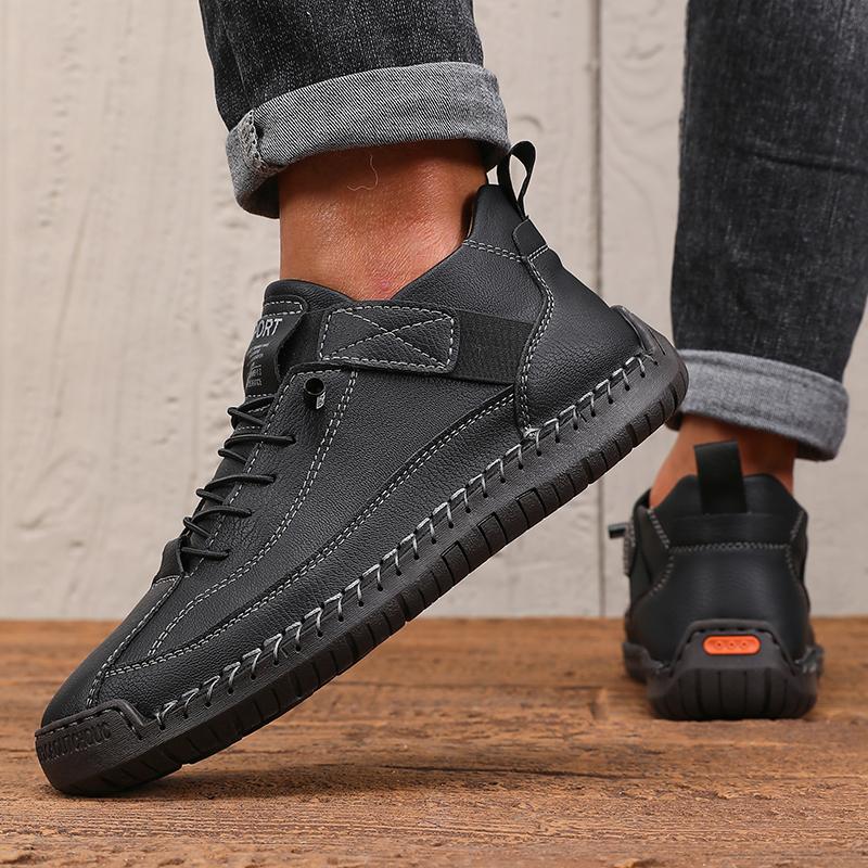 Fashion Brand Men's Flat Bottomed Outdoor Sports Lightweight Loafers Soft Sole Breathable New Casual Walking High-quality Driving Shoes