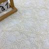 New Style Floral Needle-Punched Elastic Lace Fabric for Fashionable Women's Wedding Dresses & Evening Gowns