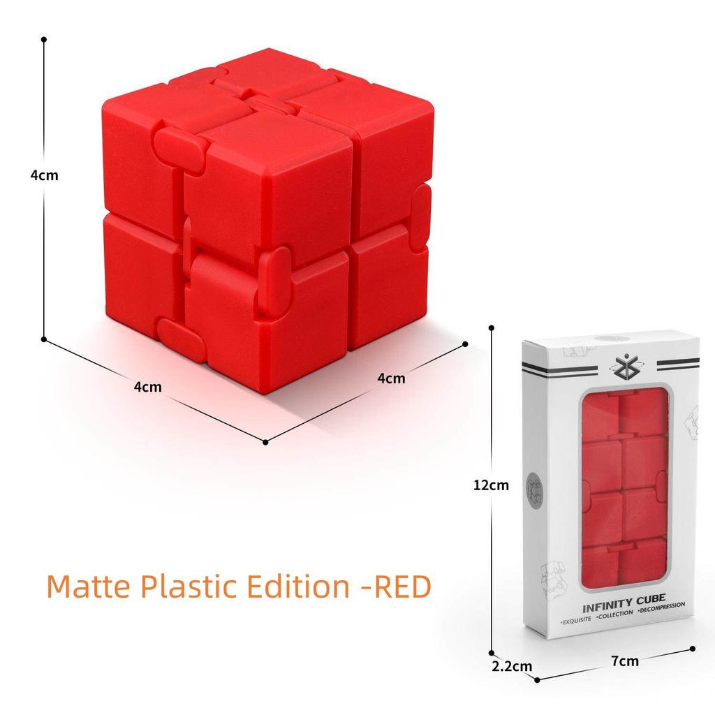 oy&Plastic Infinity Cube Fidget Toy Ultra-Durable Sensory Stress Reliever for Adults & Kids Anxiety Relief Gift