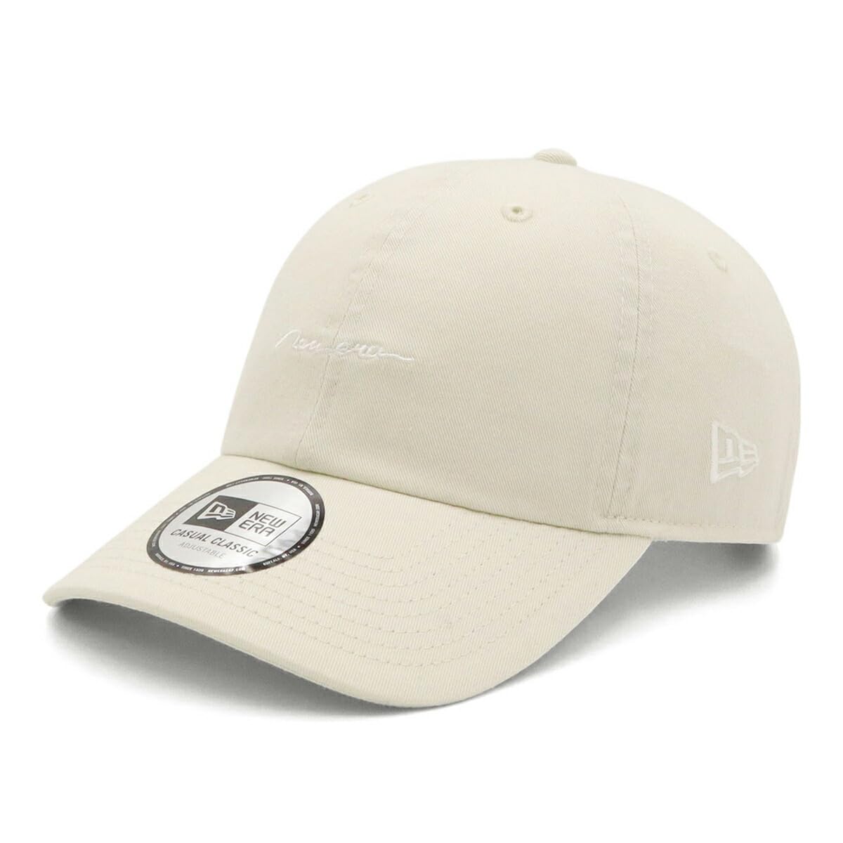 

New Era Casual Classic Cap Handwritten ONSPOTZ Summer Sun UV Cool Various Styles (14699712, NER36C8034), Taupe/White, Logo, Exclusive, Men s/Women s,