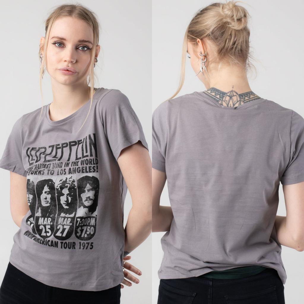The Holy Led Zeppelin Band T-Shirt Cotton Graphic Tee Unisex Women Summer Streetwear