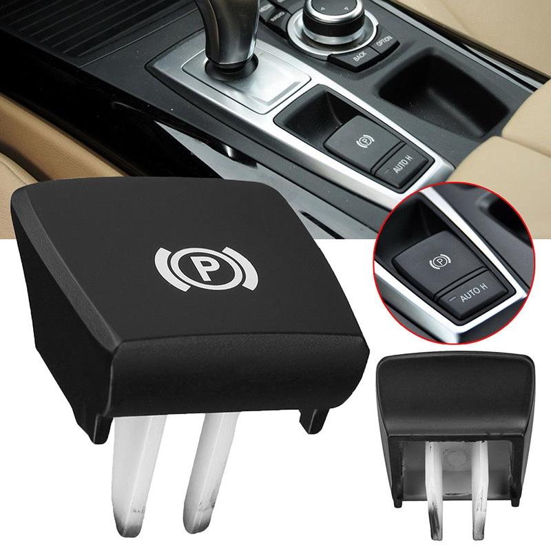 Brake Parking Button P Car Switch Cover Fits For Bmw X5 E70 X6 E71 Black Decors