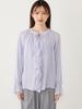 Ships Colors Women's Hand Washable 2-Way Front Ruffle Blouse, 221100028, Lavender, One Size