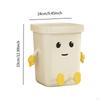 Creative Trash Can Cute Garbage Bin Dustbin Household Compost Bucket for Bathroom