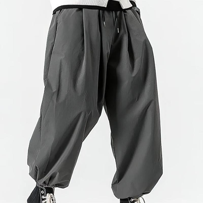 Weiter Bein Baggy Lässige Haremshose Herren Japanisch Oversize Kordelzug Jogginghose Trainingshose Herren Sport Oversize Fleece Dicke Hose